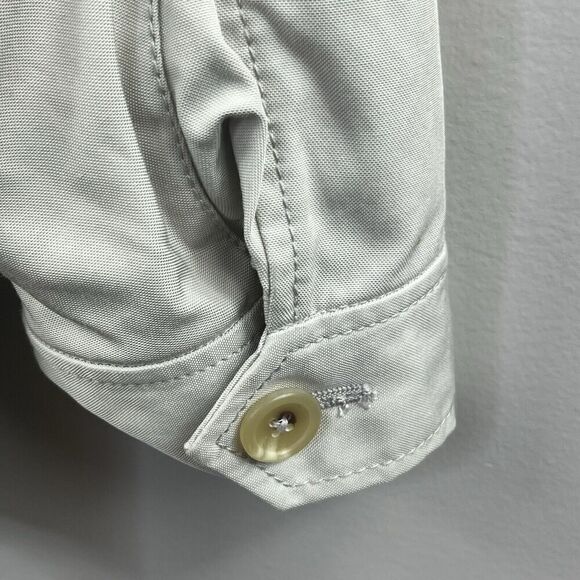 Banana Republic Tan Utility Jacket Size XS Zip Up Hide Away Hood - Picture 11 of 16